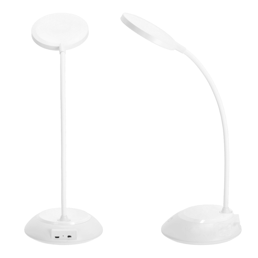 Lámpara de mesa LED recargable y regulable VISUA LED/5W/5V 3000-5000K blanco