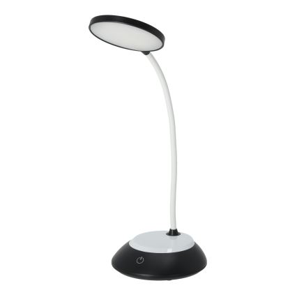 Lámpara de mesa LED recargable y regulable VISUA LED/5W/5V 3000-5000K negro