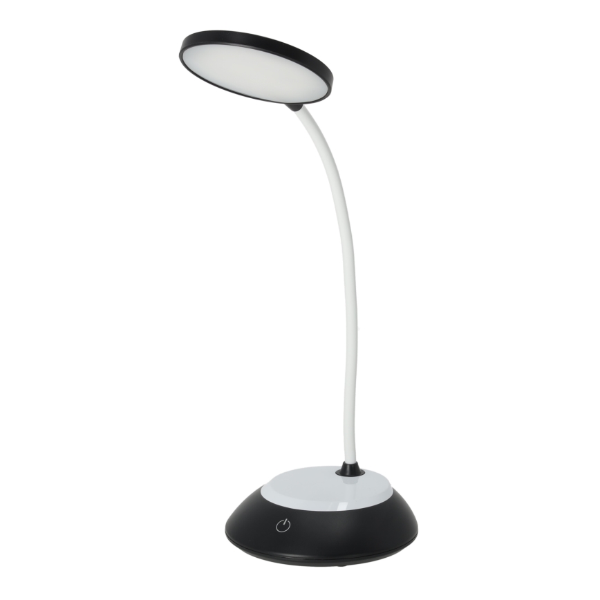 Lámpara de mesa LED recargable y regulable VISUA LED/5W/5V 3000-5000K negro