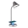 Lámpara de mesa LED regulable con cargador inalámbrico FINCH LED/9W/12/230V gris/cromo brillante