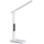 Lámpara de mesa LED regulable con cargador inalámbrico QI, mostrar y Puerto USB LED/7W/230V 3000-6000K blanco
