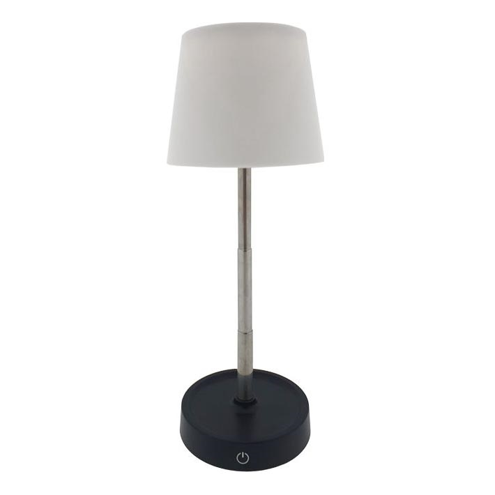 Lámpara de mesa LED regulable con control táctil LED/3W/5V USB 800 mAh blanca