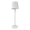Lámpara de mesa LED regulable con control táctil LED/5W/5V USB 1200 mAh blanca
