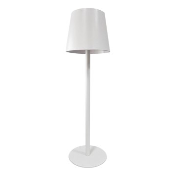 Lámpara de mesa LED regulable con control táctil LED/5W/5V USB 1200 mAh blanca