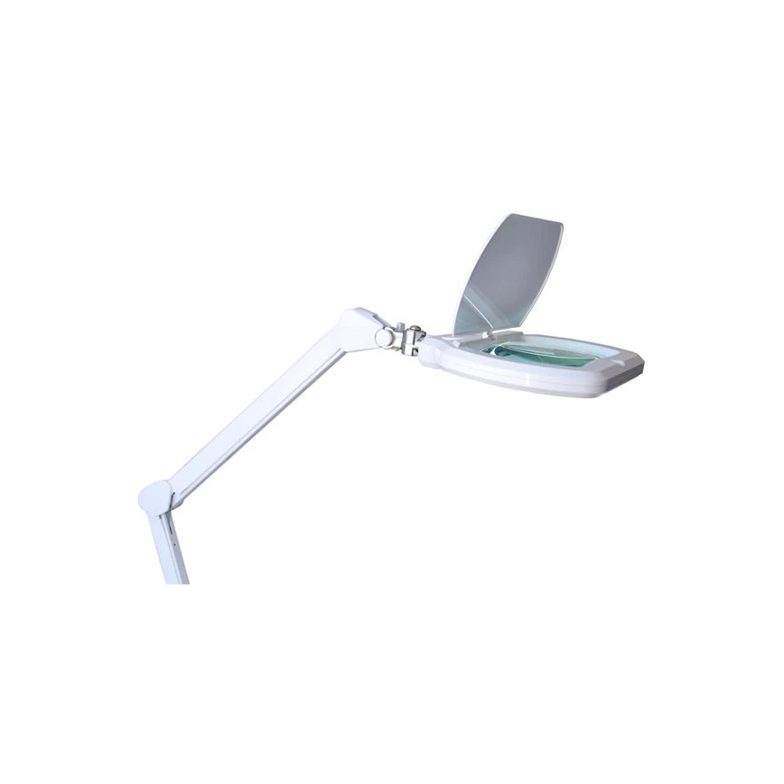 Lámpara de mesa LED regulable con lupa LED/12W/230V blanco