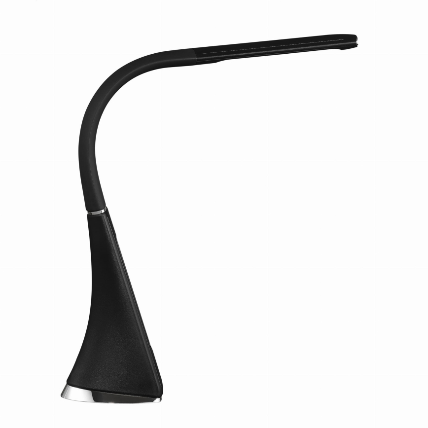 LED Lámpara de sobremesa táctil regulable con pantalla LED/10W/5V negra
