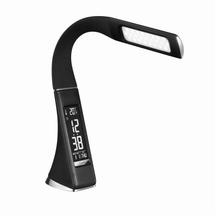 LED Lámpara de sobremesa táctil regulable con pantalla LED/10W/5V negra