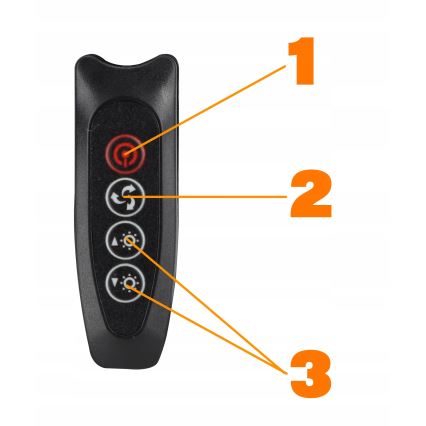 Lámpara de mesa LED flexible con pinza, regulable por toque LED/10W/5/230V 3000/4000/6000K negra