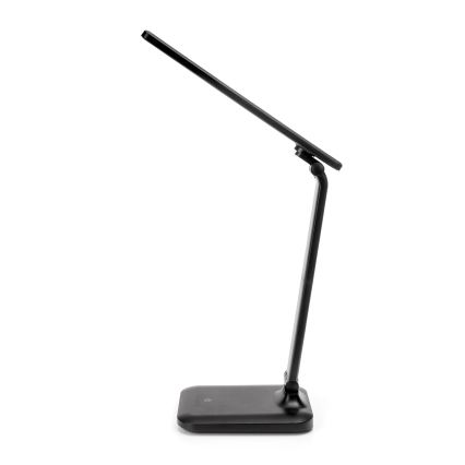 Lámpara de mesa LED regulable con puerto USB REMUS LED/5W/230V negra
