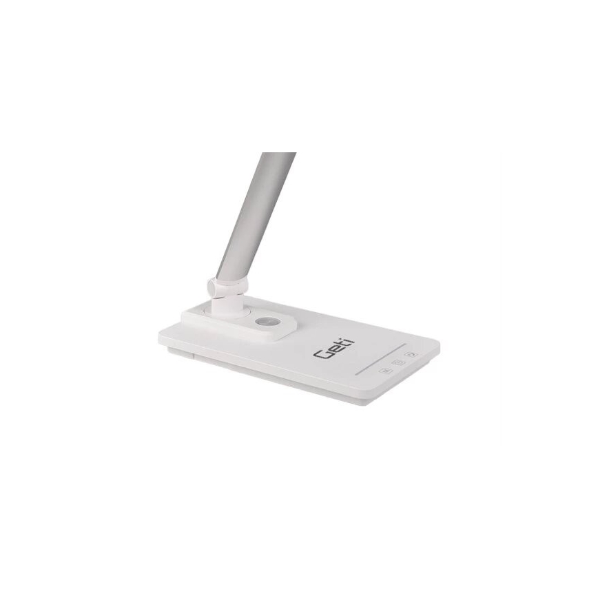 Lámpara de mesa LED regulable con USB LED/9W/230V 3000K/4000K/5500K blanco