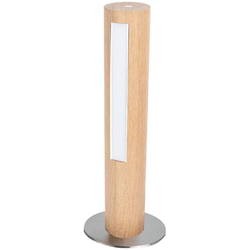 Lámpara de mesa LED regulable CONOR LED/9W/230V roble
