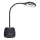 Lámpara de mesa LED regulable, flexible y recargable LUSIA LED/5W/5V 3000/4000K 1200 mAh negro