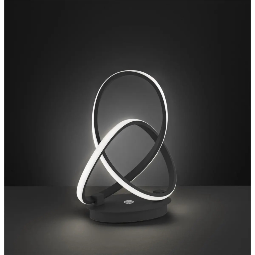 Lámpara de mesa LED regulable INDIGO LED/19W/230V 3000K negra