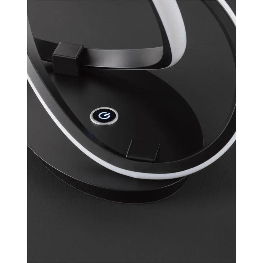 Lámpara de mesa LED regulable INDIGO LED/19W/230V 3000K negra