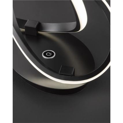 Lámpara de mesa LED regulable INDIGO LED/19W/230V 3000K negra