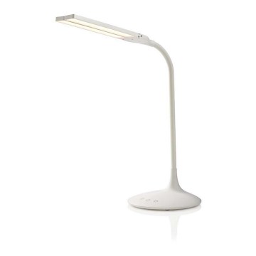 Lámpara de mesa LED regulable LED/6W/5V 2200 mAh blanca