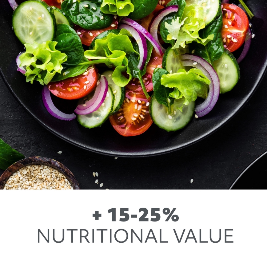 Lámpara de mesa LED regulable y flexible para cultivo de plantas VITARO 4xLED/10W/230V negra