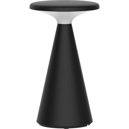 Lámpara de mesa exterior LED regulable con sensor táctil PAROS LED/1,8W/5V USB 1800 mAh IP44 negra