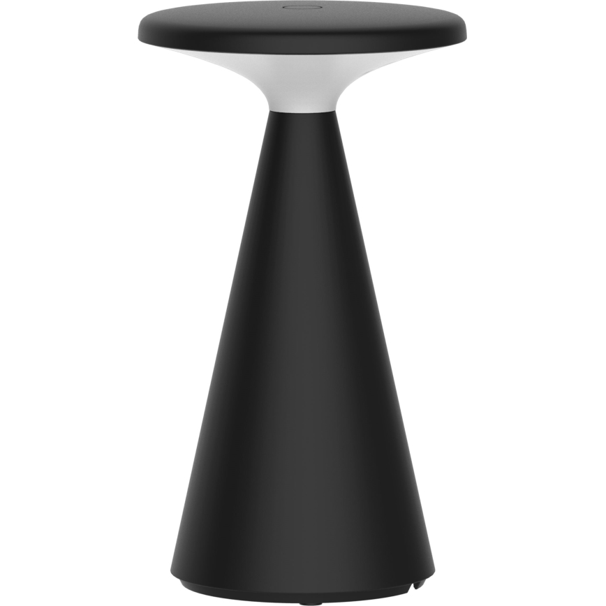 Lámpara de mesa exterior LED regulable con sensor táctil PAROS LED/1,8W/5V USB 1800 mAh IP44 negra