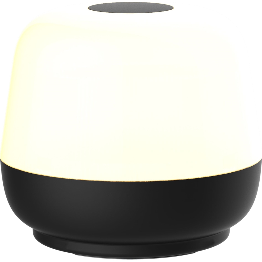 Lámpara de mesa LED de exterior táctil regulable SAMBA LED/1,2W/5V USB 1200 mAh IP44 negro