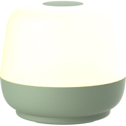 Lámpara de mesa LED de exterior táctil regulable SAMBA LED/1,2W/5V USB 1200 mAh IP44 verde