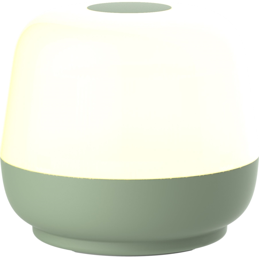 Lámpara de mesa LED de exterior táctil regulable SAMBA LED/1,2W/5V USB 1200 mAh IP44 verde