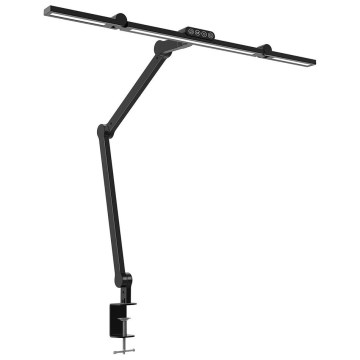 Lámpara de mesa LED regulable táctil flexible LED/24W/230V 3000-6500K CRI 92 negro