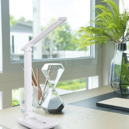 Lámpara de mesa LED Regulable táctil VINTO LED/8W/230V blanco