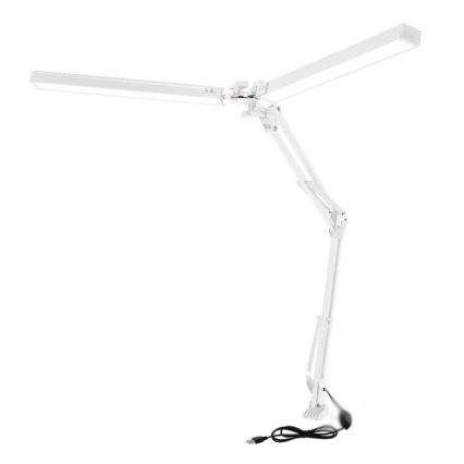 Lámpara de mesa LED regulable TENUIX DUO 2xLED/14W/230V 3000-6000K blanco