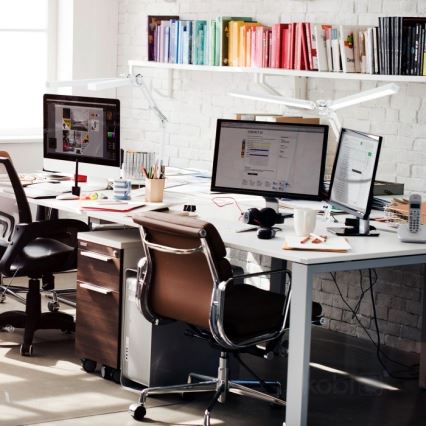 Lámpara de mesa LED regulable TENUIX DUO LED/15W/230V 3000-6000K blanca