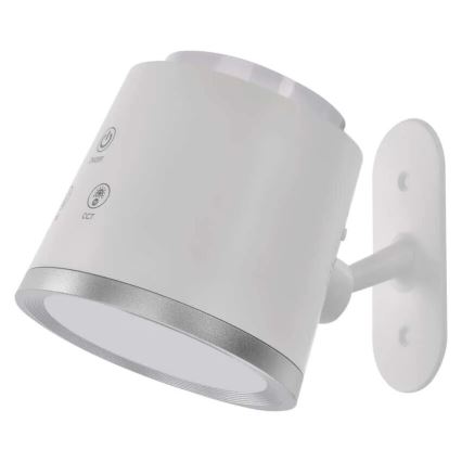 Lámpara de mesa LED regulable y recargable 4en1 LED/6W/3,7V 3000K/4000K/6500K 1500mAh blanco