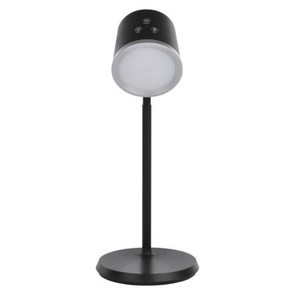 Lámpara de mesa LED regulable y recargable 4en1 LED/6W/3,7V 3000K/4000K/6500K 1500mAh negro