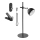 Lámpara de mesa LED regulable y recargable magnética 4en1 LED/4,2W/3,7V 4000K 1200mAh negro