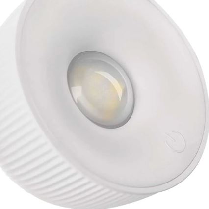 Lámpara de mesa LED regulable y recargable magnética 4en1 LED/4,2W/3,7V 4000K 1200mAh blanco