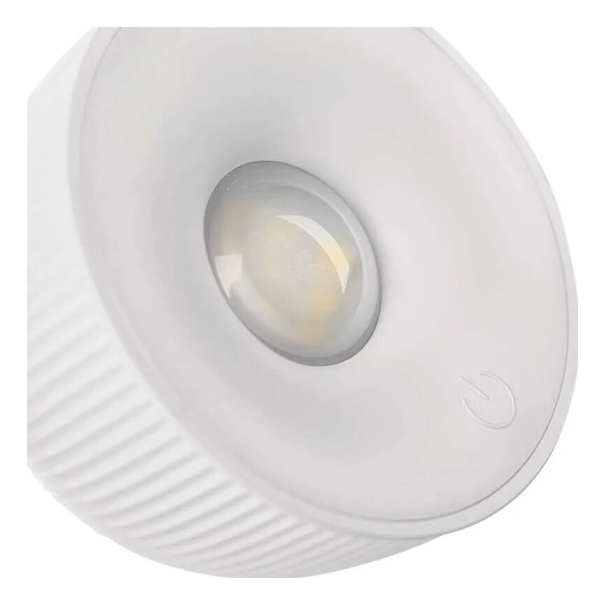 Lámpara de mesa LED regulable y recargable magnética 4en1 LED/4,2W/3,7V 4000K 1200mAh blanco