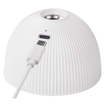 Lámpara de mesa LED regulable y recargable magnética 4en1 LED/4,2W/3,7V 4000K 1200mAh blanco
