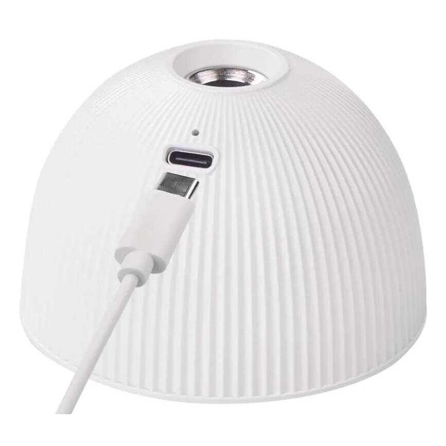 Lámpara de mesa LED regulable y recargable magnética 4en1 LED/4,2W/3,7V 4000K 1200mAh blanco