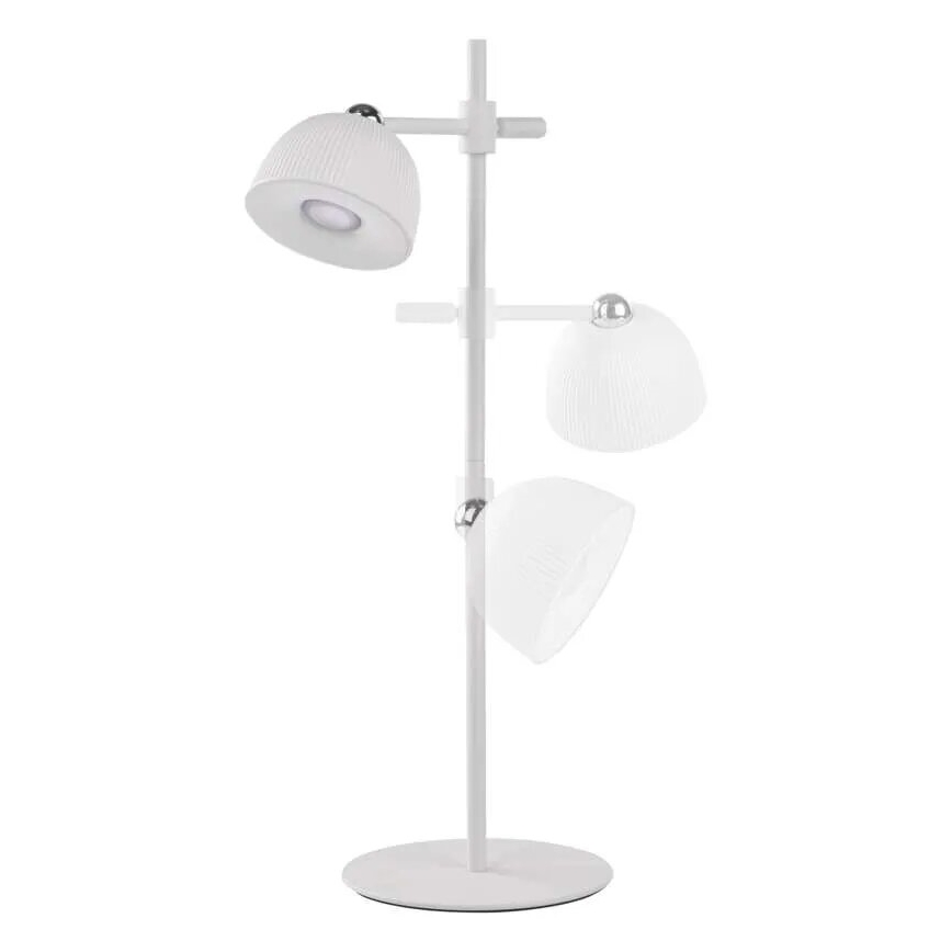 Lámpara de mesa LED regulable y recargable magnética 4en1 LED/4,2W/3,7V 4000K 1200mAh blanco