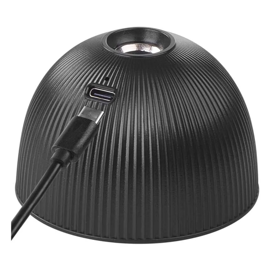 Lámpara de mesa LED regulable y recargable magnética 4en1 LED/4,2W/3,7V 4000K 1200mAh negro