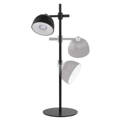 Lámpara de mesa LED regulable y recargable magnética 4en1 LED/4,2W/3,7V 4000K 1200mAh negro