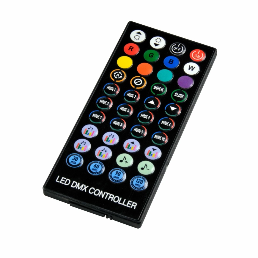 LED RGBW Lámpara de mesa regulable NUTKA LED/15W/5V negro + control remoto