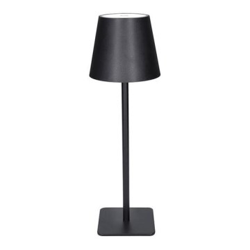 Lámpara de mesa LED táctil recargable y regulable LUCCA LED/3,7V 3000/4000/6500K 2000 mAh negra