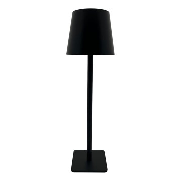 Lámpara de mesa LED táctil regulable LED/5W/5V USB 1200 mAh negra