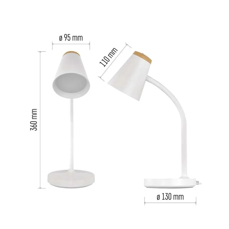 Lámpara de mesa LED TARA LED/4,5W/230V 4000K blanca