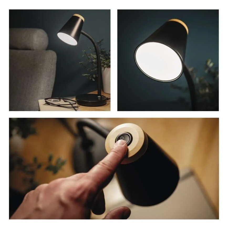 Lámpara de mesa LED TARA LED/4,5W/230V 4000K negra