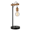 Lámpara de mesa LEON 1xE27/60W/230V haya