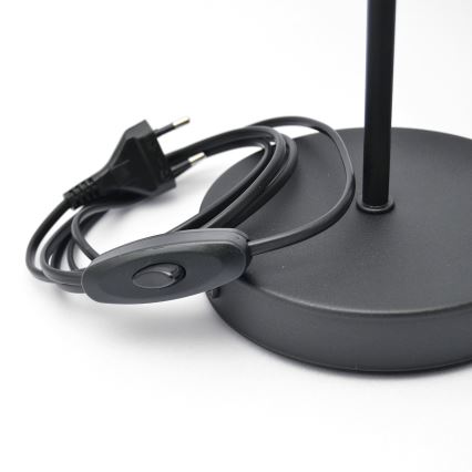 Lámpara de mesa LILI 1xE27/15W/230V negro/gris