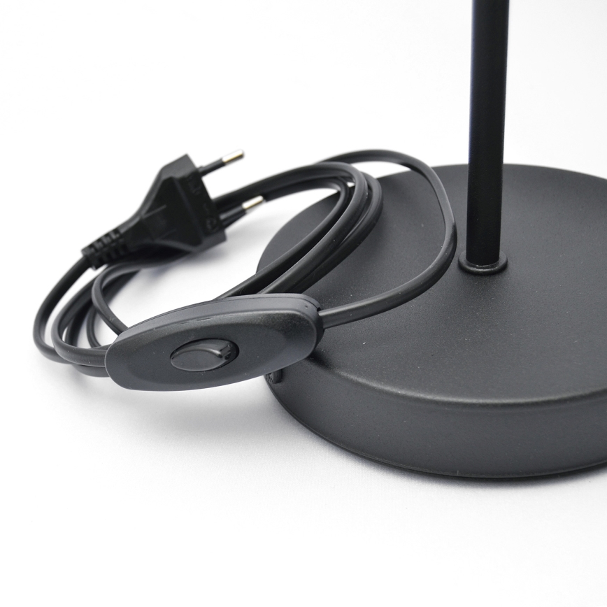 Lámpara de mesa LILI 1xE27/15W/230V negro/gris