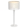 Lámpara de mesa LOFT SHADE 1xE27/60W/230V diámetro 25 cm blanca/dorada
