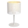 Lámpara de mesa LOFT SHADE 1xE27/60W/230V Ø 18 cm blanca/dorada